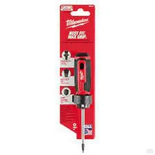 Milwaukee #1 Square 3" Cushion Grip Screwdriver MT217