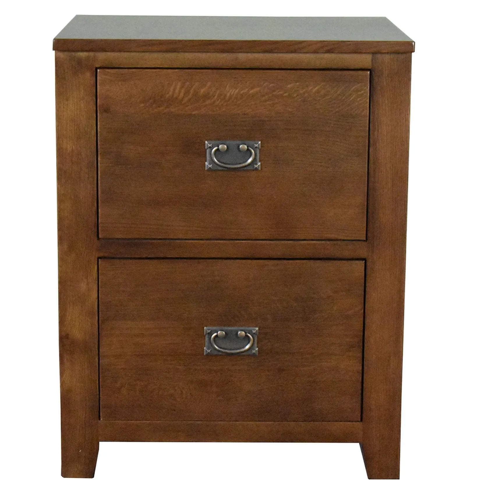 Mission 2 Drawer File Cabinet - Walnut (AW)