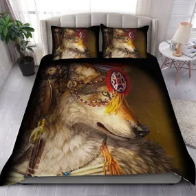 Native Wolf Brown Bedding Set WCS