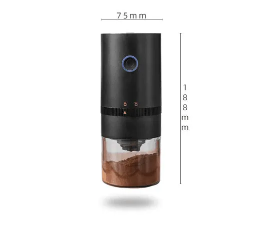 New Upgrade Portable Electric Coffee Grinder | TYPE-C USB Charge & Ceramic Burrs