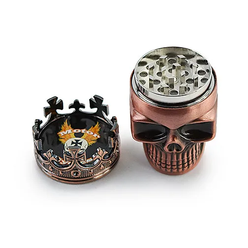 Novelty Grinder - Crowned Skull (2")