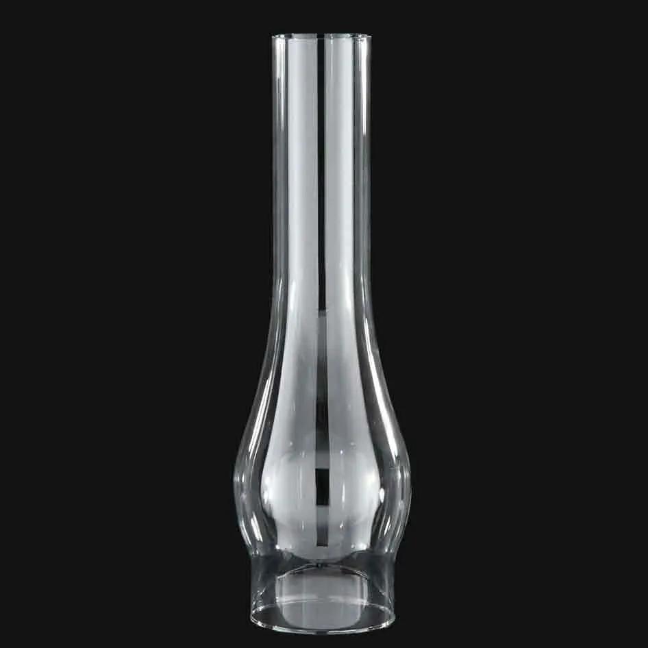 Oil Lamp Chimneys, clear 3 x 12