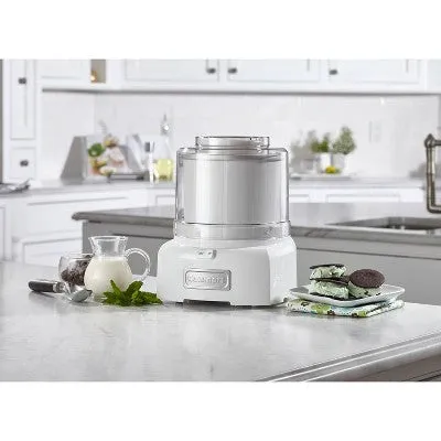 Open Box - Cuisinart Automatic Frozen Yogurt and Ice Cream and Sorbet Maker - White - ICE-21P1