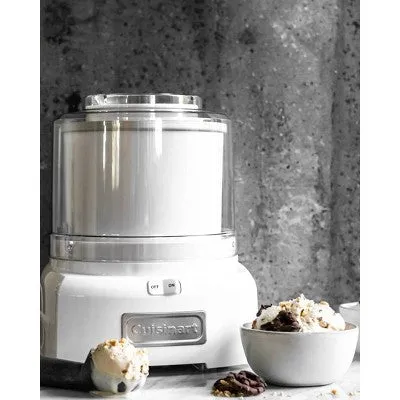 Open Box - Cuisinart Automatic Frozen Yogurt and Ice Cream and Sorbet Maker - White - ICE-21P1