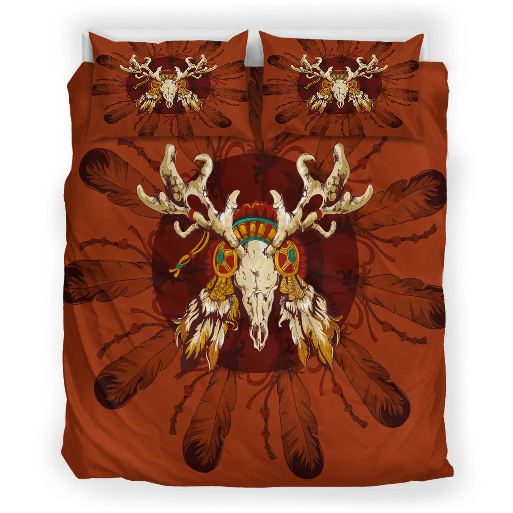 Orange Brown Native Bedding Set WCS