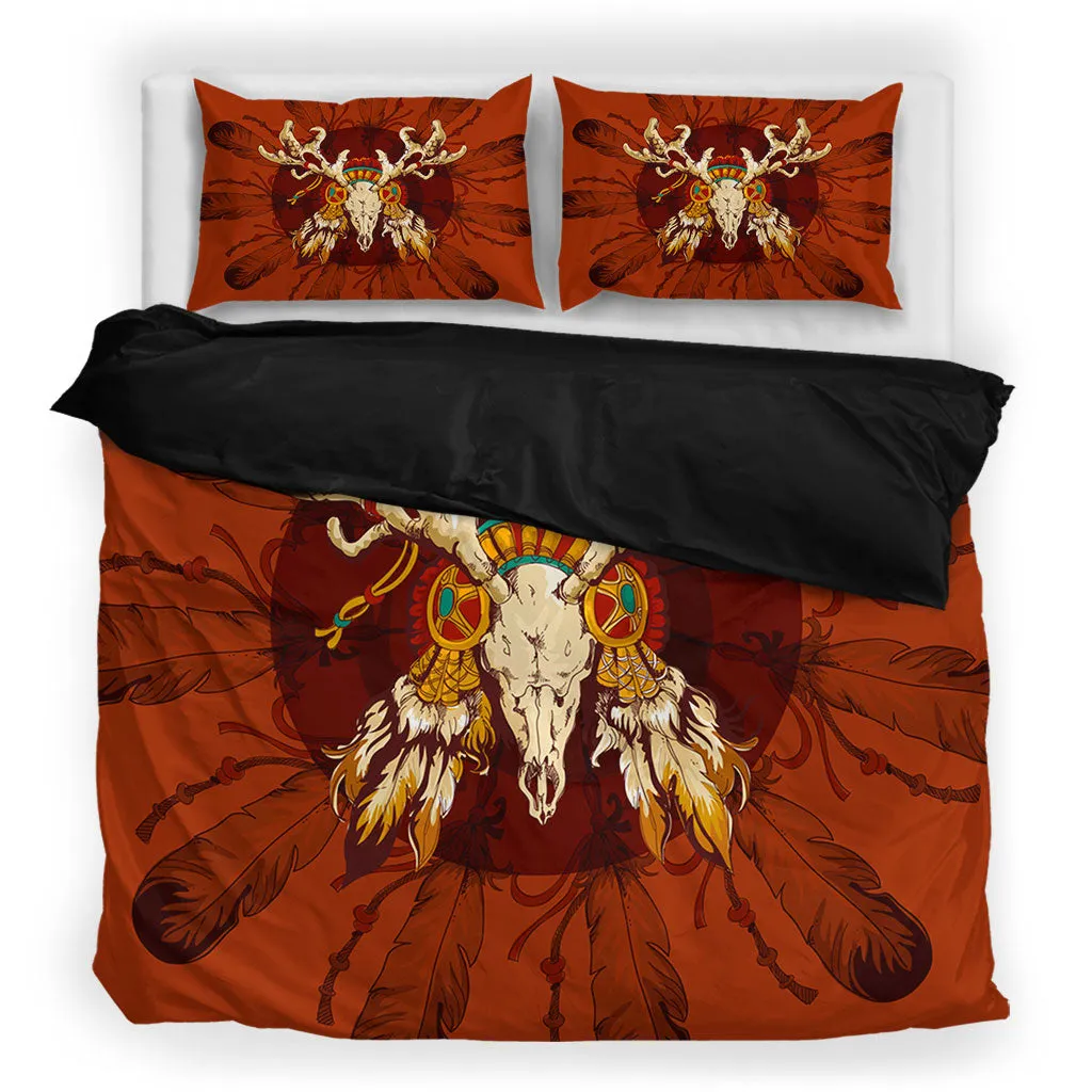 Orange Brown Native Bedding Set WCS