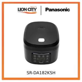 Panasonic SR-DA182KSH Fuzzy Logic 1.8L Micom Rice Cooker with 1.2mm Binchotan Coated Non-stick Inner Pot