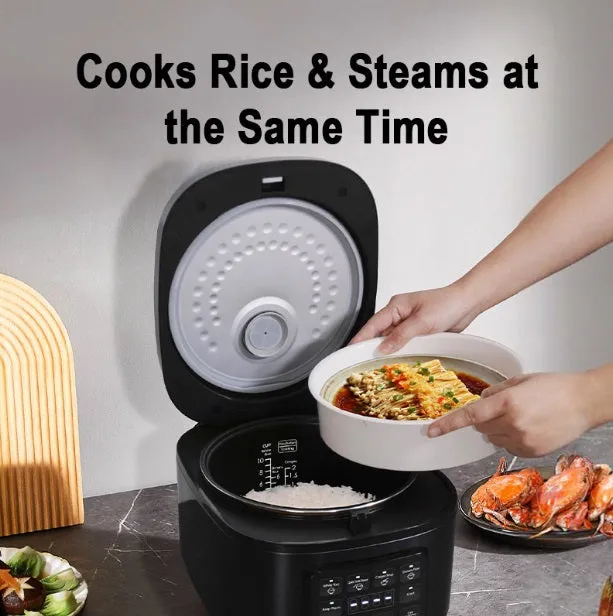 Panasonic SR-DA182KSH Fuzzy Logic 1.8L Micom Rice Cooker with 1.2mm Binchotan Coated Non-stick Inner Pot