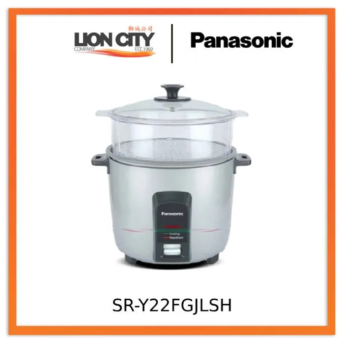 Panasonic SR-Y22FGJLSH 2.2L Conventional Rice Cooker with Steam Basket