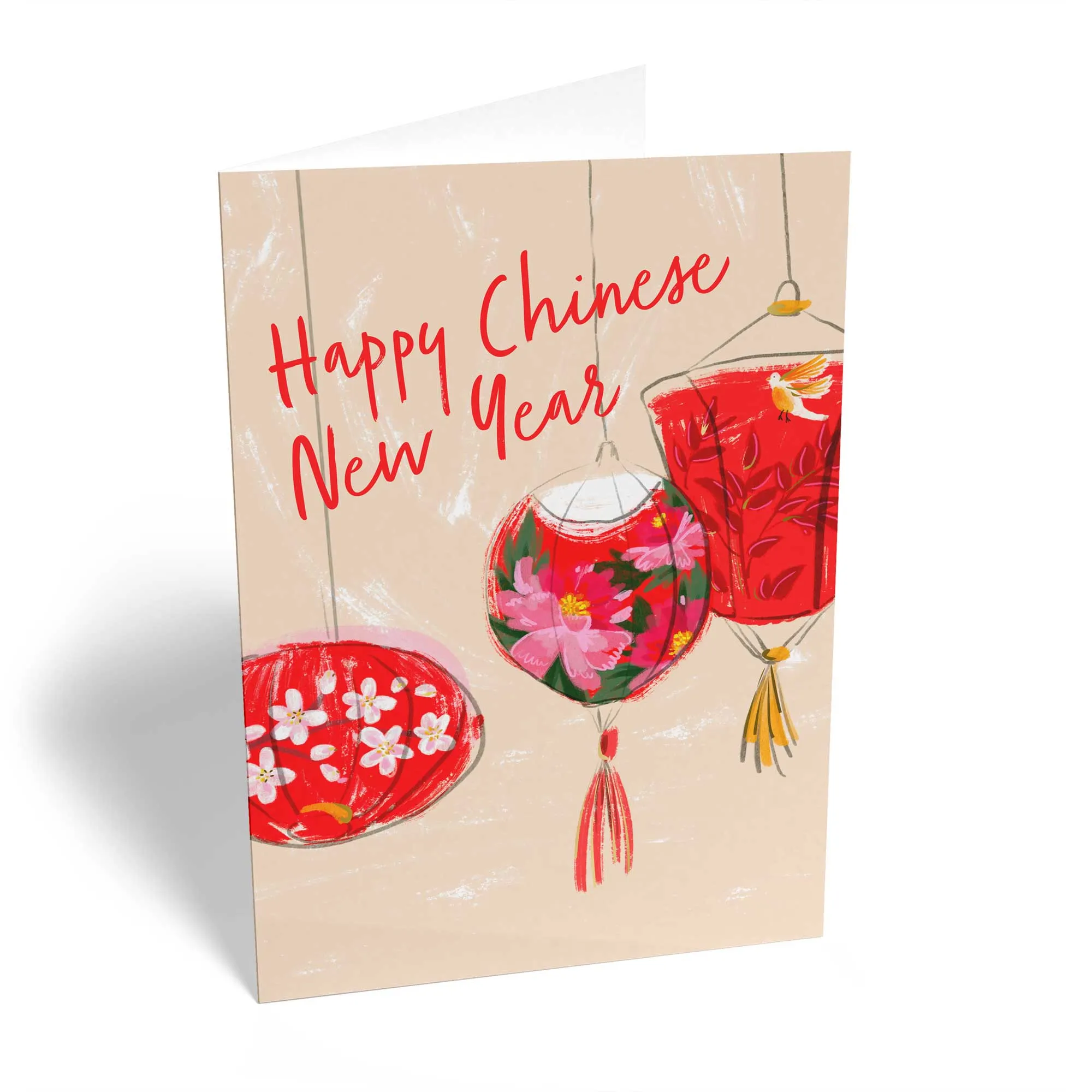 Personalised Chinese New Year Lanterns Card