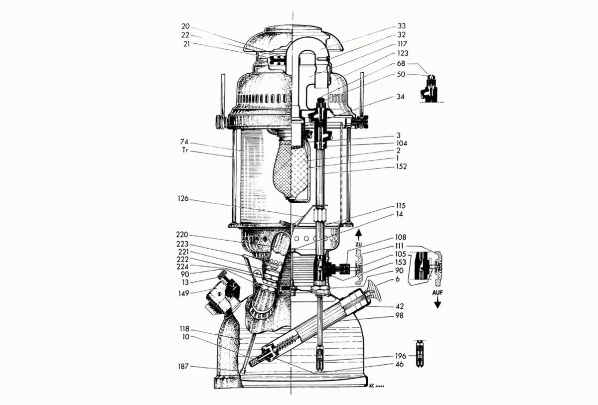 Petromax Paraffin Lamp HK500