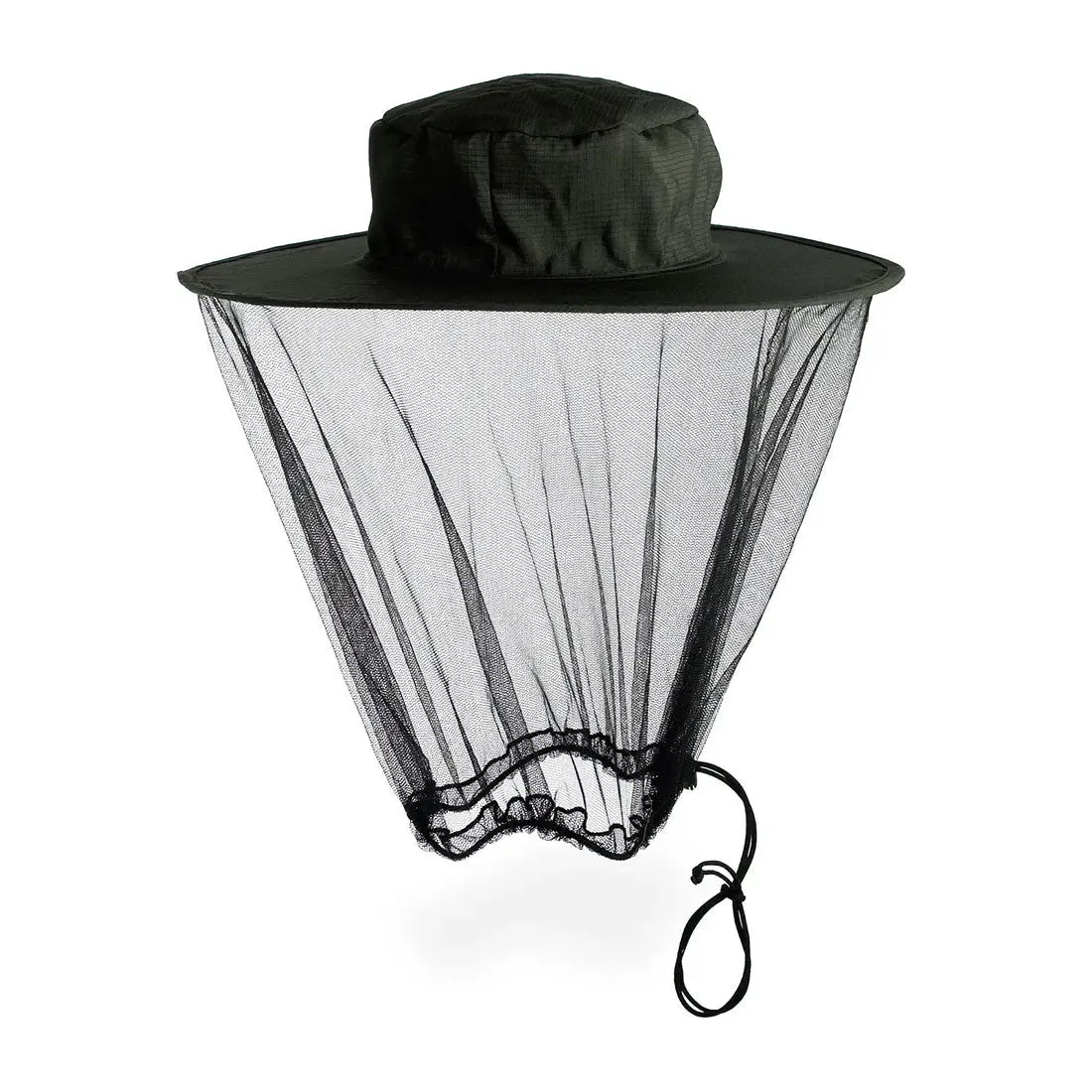 Pop-up Midge & Mosquito Head Net Hat