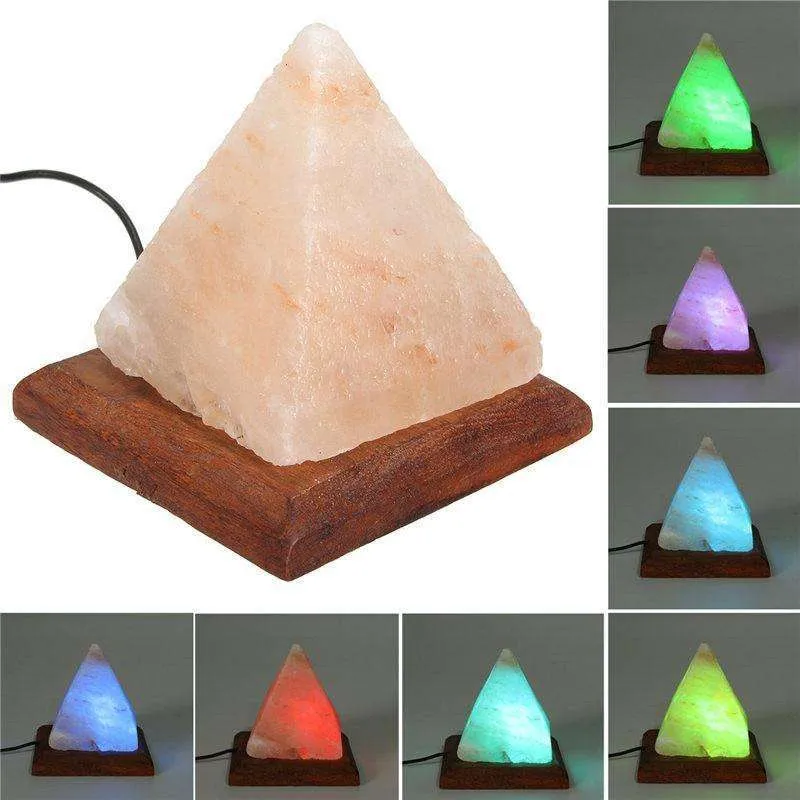 Pyramid Himalayan Salt Lamp