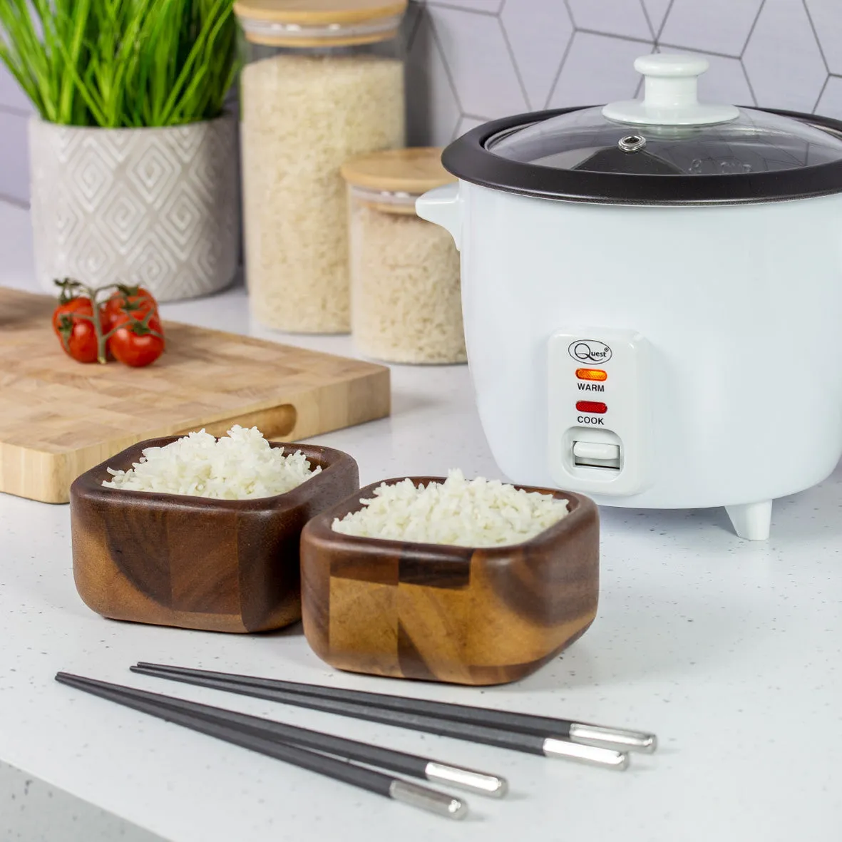 Quest Rice Cooker 0.8L - White