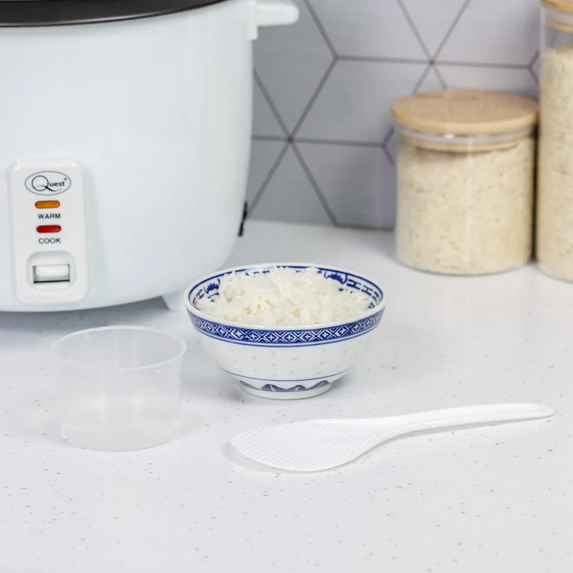 Quest Rice Cooker 0.8L - White