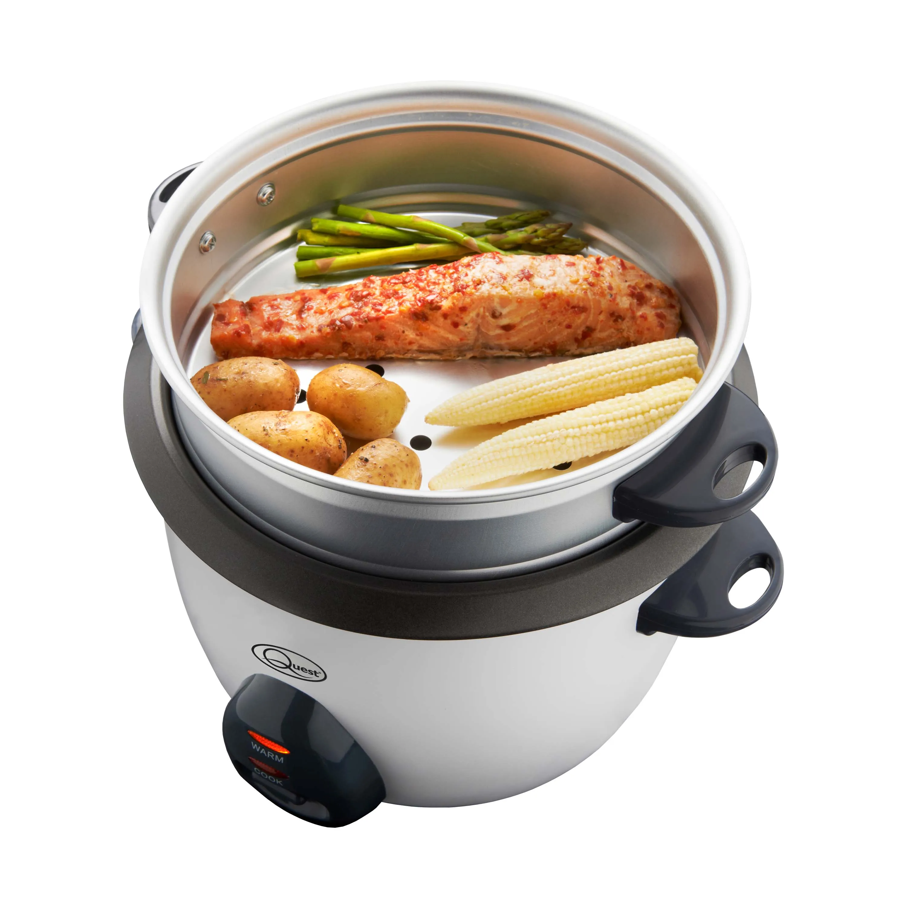 Quest Rice Cooker & Steamer 2.2L - Silver