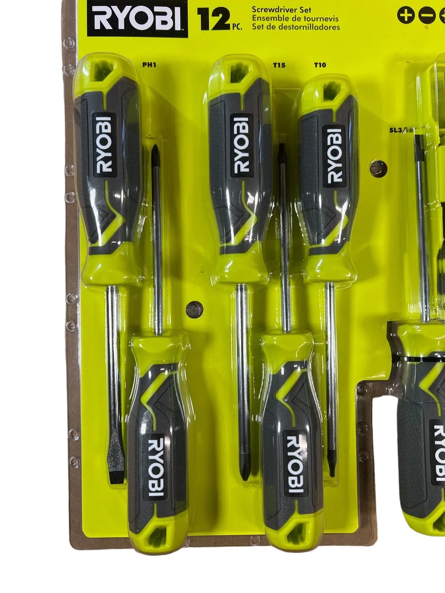 RYOBI Screwdriver Set (12-Piece)