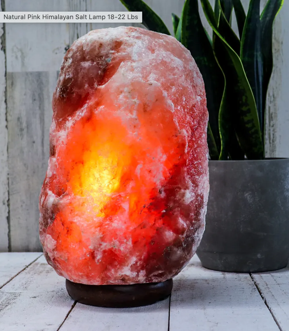 Salt Lamp - Dark Red