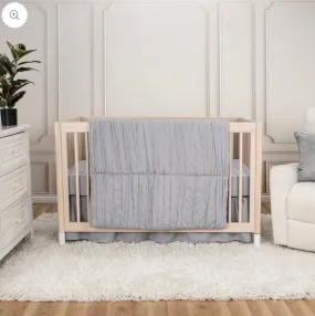 Simply Gray Crib Set 3PCS