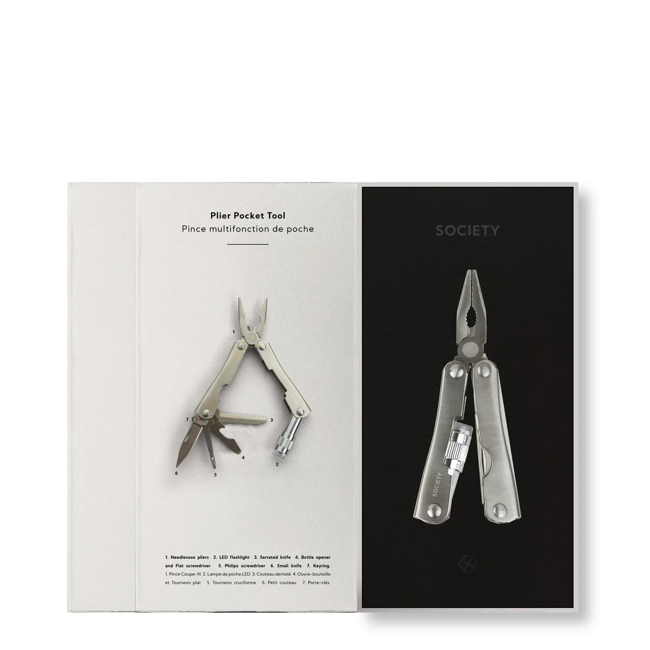 Society Plier Pocket Tool Stainless Steel