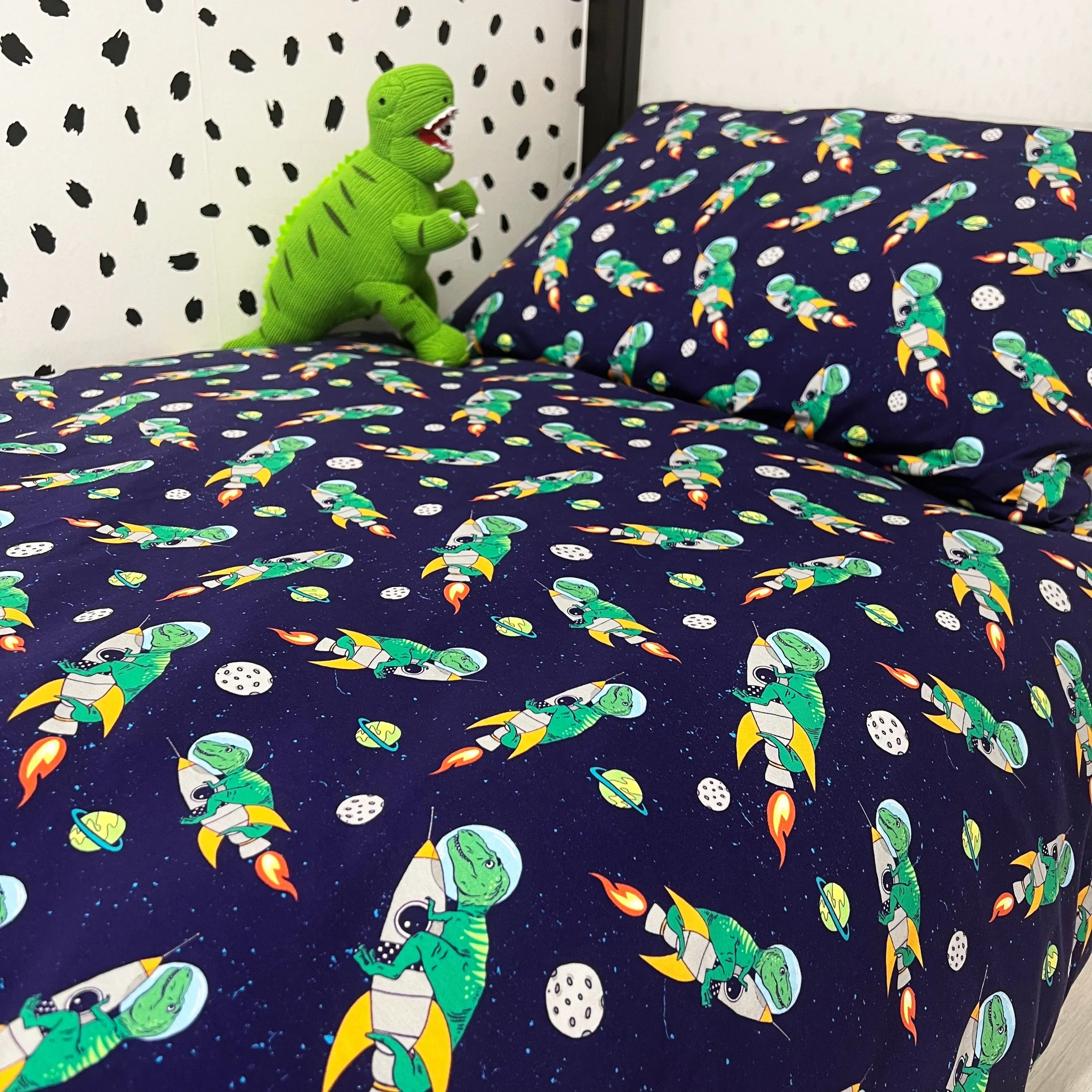 Space rex Single size Duvet set