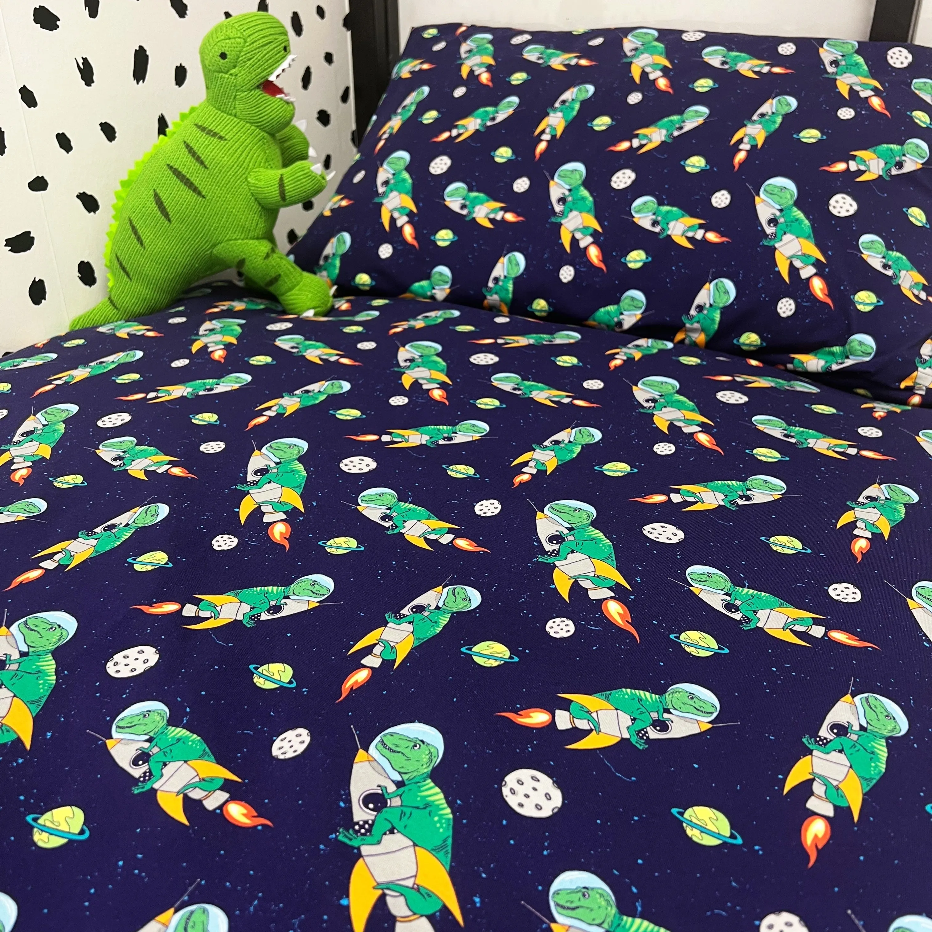 Space rex Single size Duvet set