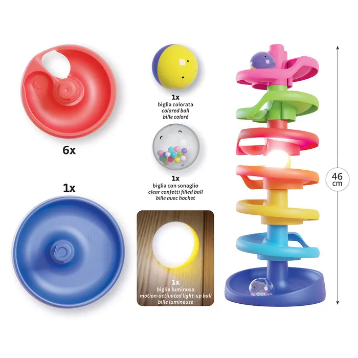 Spiral Tower Brightball Ball Run 10pc