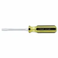 Stanley 66-164 4" 100 Plus 1/4" Slotted Round Blade Standard Tip Screwdriver 1 EA