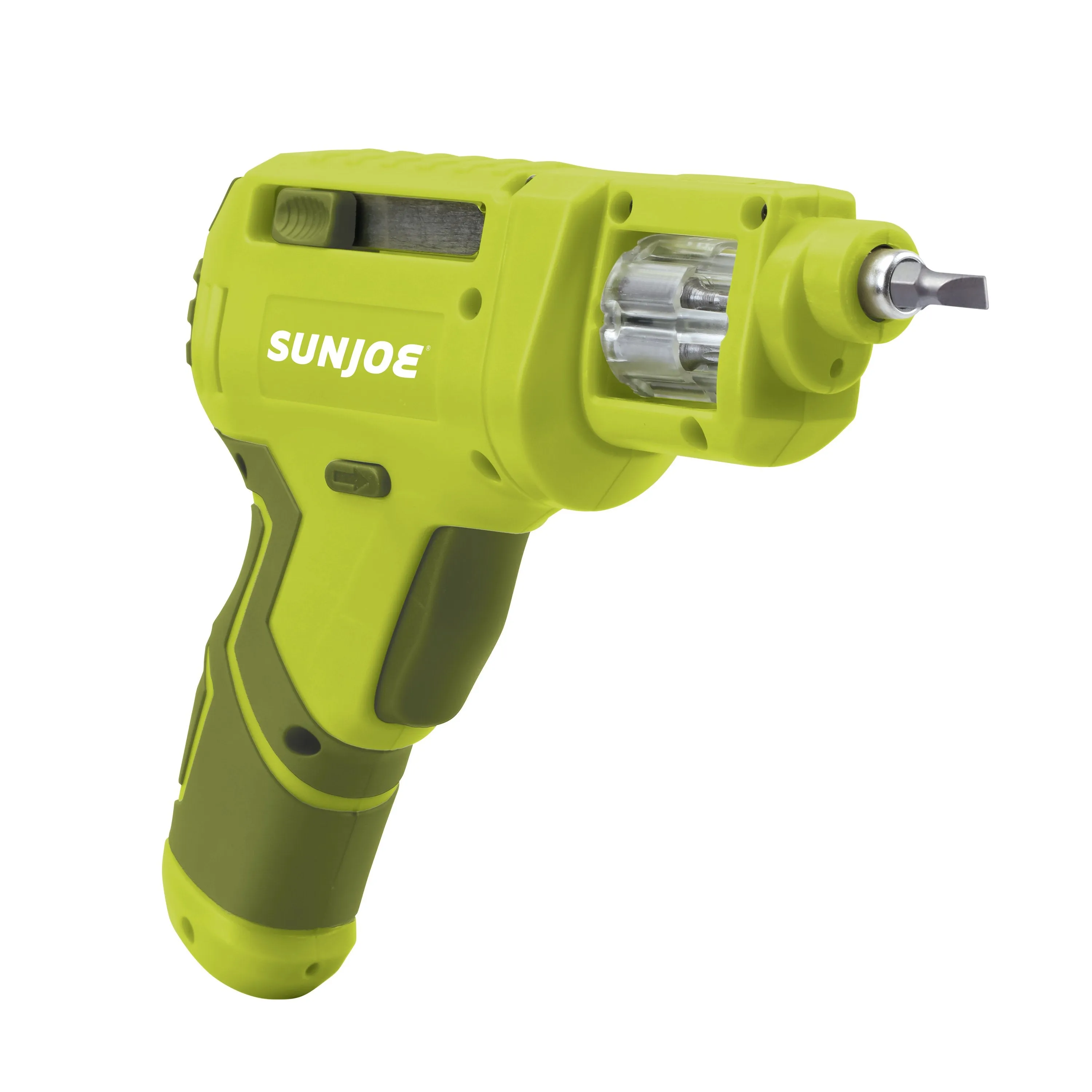 Sun Joe SJ4VSD Lithium-Ion Cordless Rechargeable Power Screwdriver | 4-Volt MAX w/Quick Change Bit System