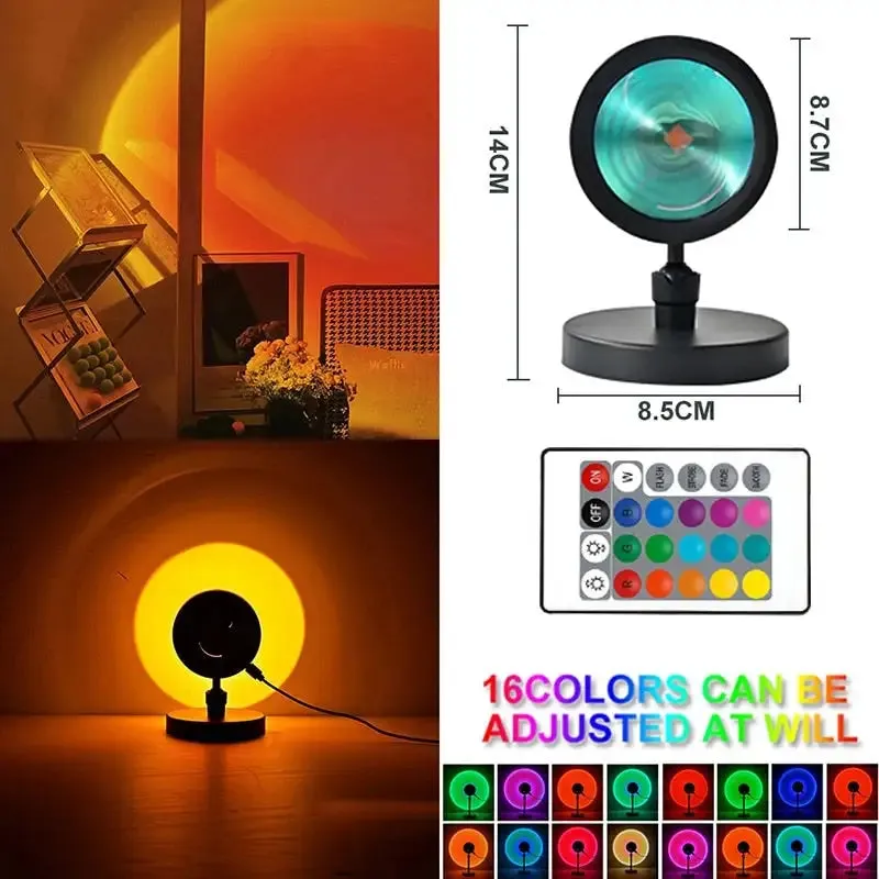 Sunset Projection LED Lamp