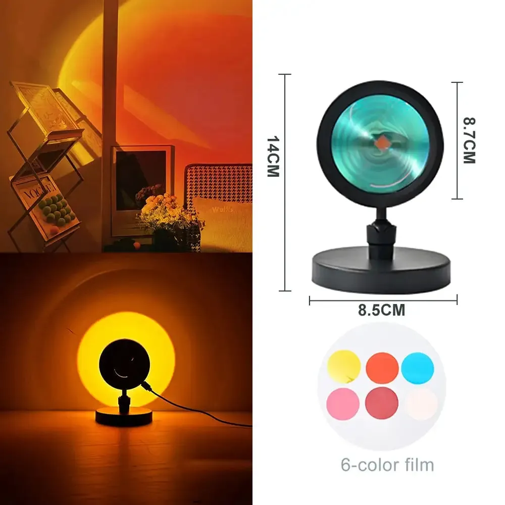 Sunset Projection LED Lamp