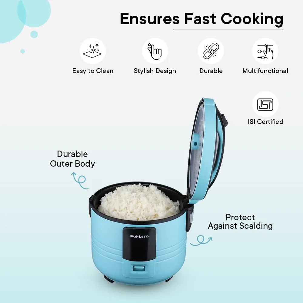 The Better HomeFUMATO Cookeasy Rice Cooker Light Blue & Insulated Bottle 1 litre Light Blue(Pack of 1)