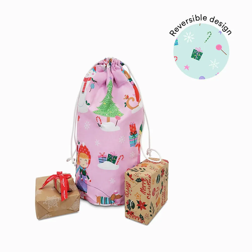 Time for Christmas Toy Storage Bag