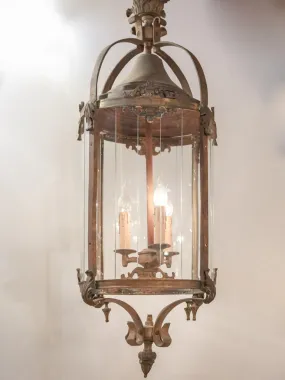 Very large wrought iron lantern - Belgian