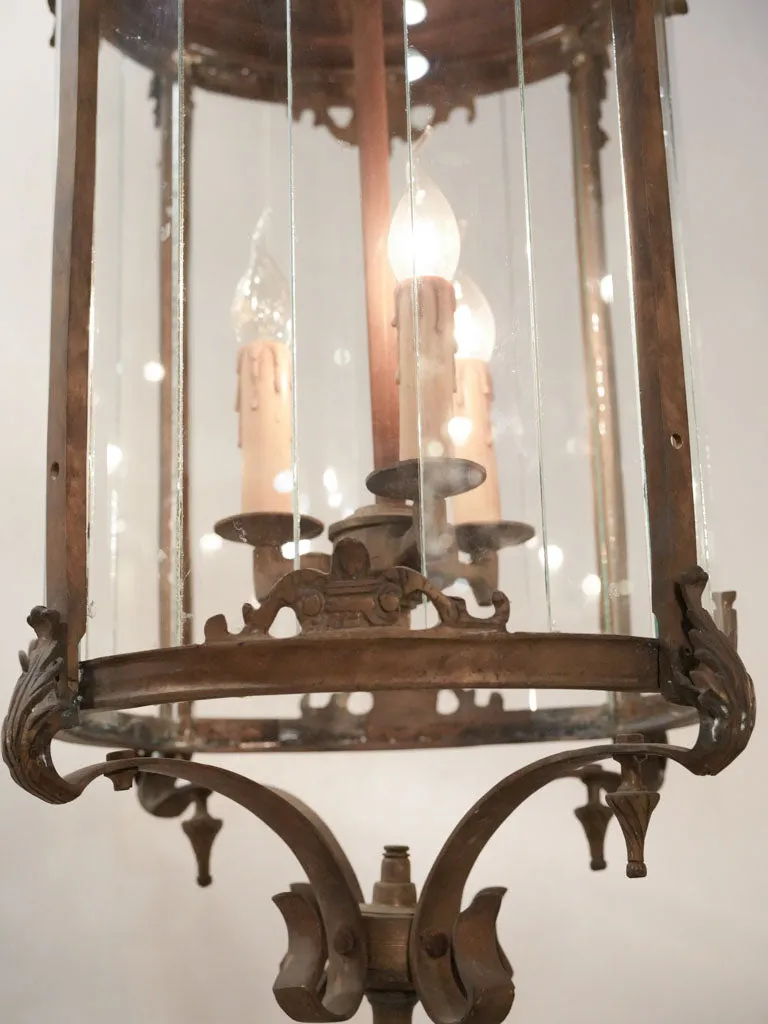 Very large wrought iron lantern - Belgian