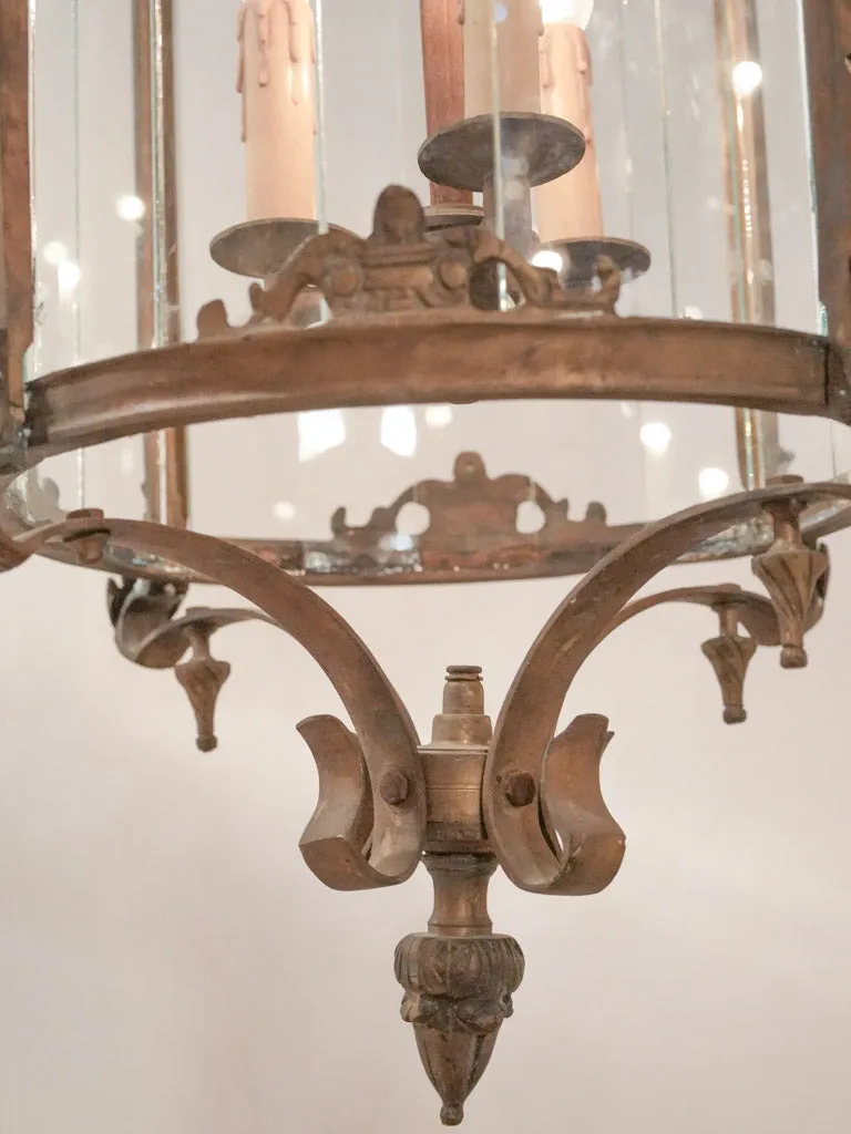 Very large wrought iron lantern - Belgian