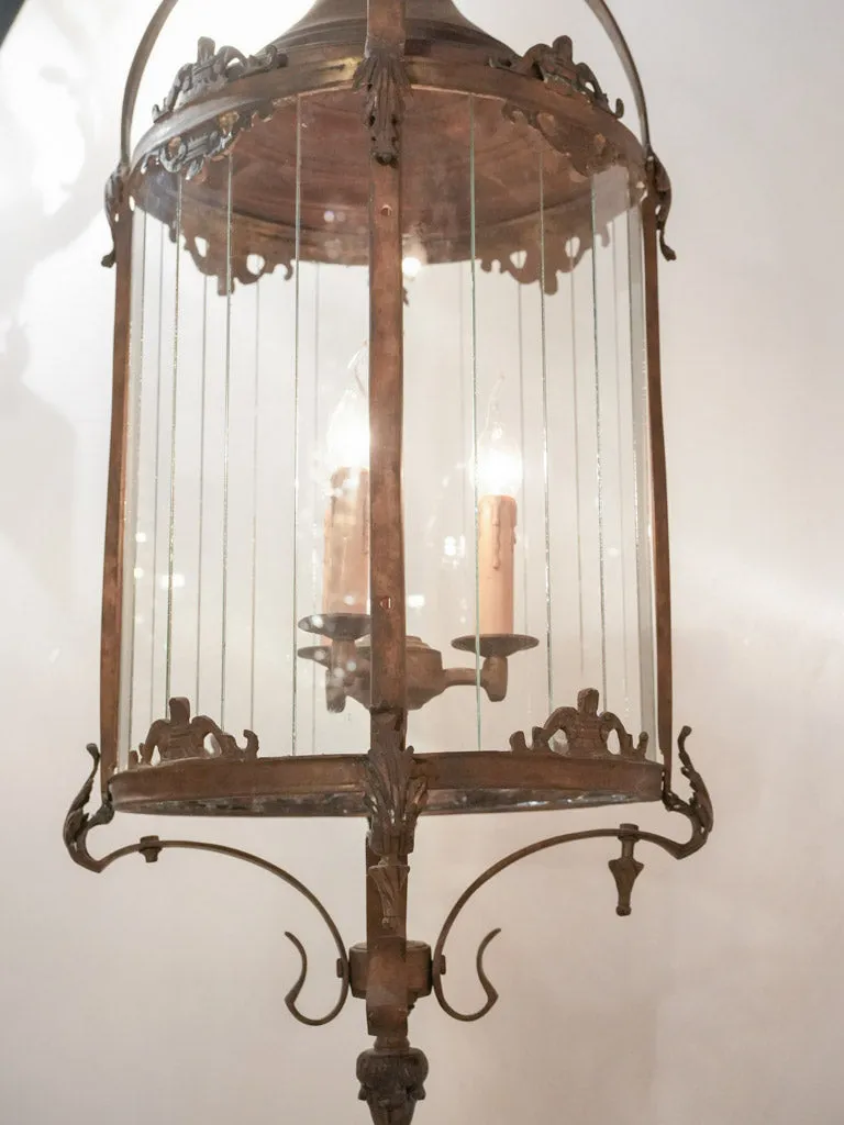 Very large wrought iron lantern - Belgian