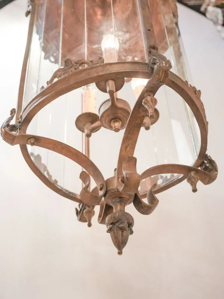 Very large wrought iron lantern - Belgian