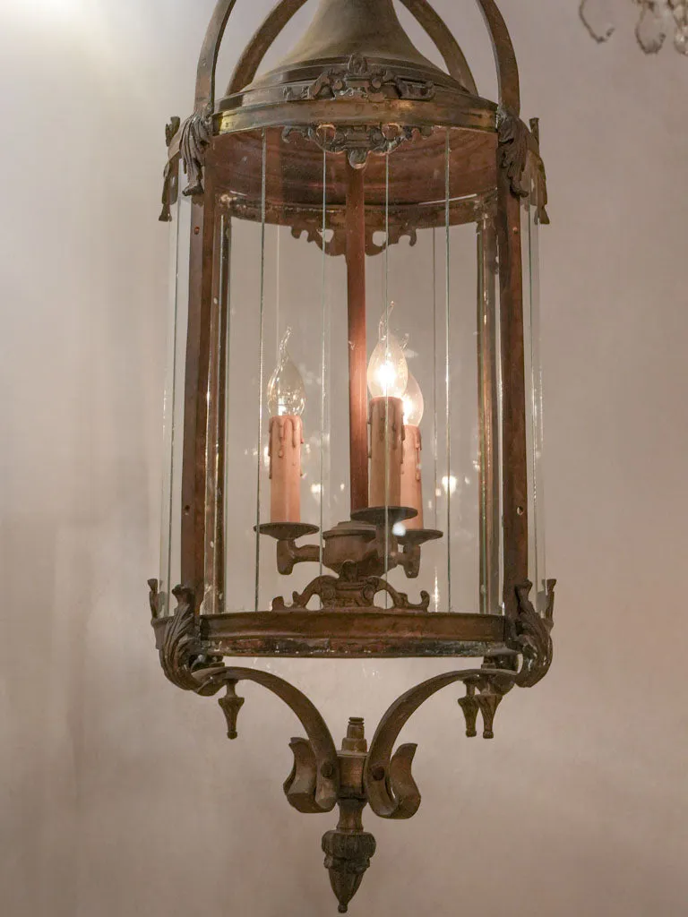 Very large wrought iron lantern - Belgian