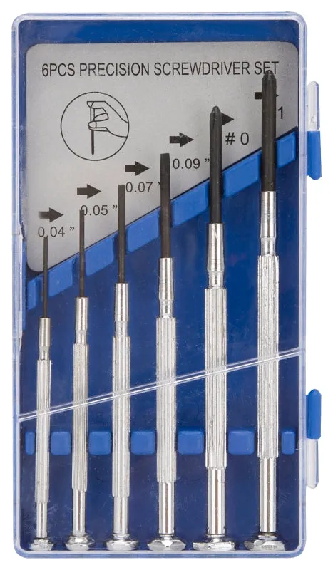 Vulcan JL36001 Screwdriver Set, 6-Piece, Steel, Chrome, Chrome (Handle) :CD: QUANTITY: 6