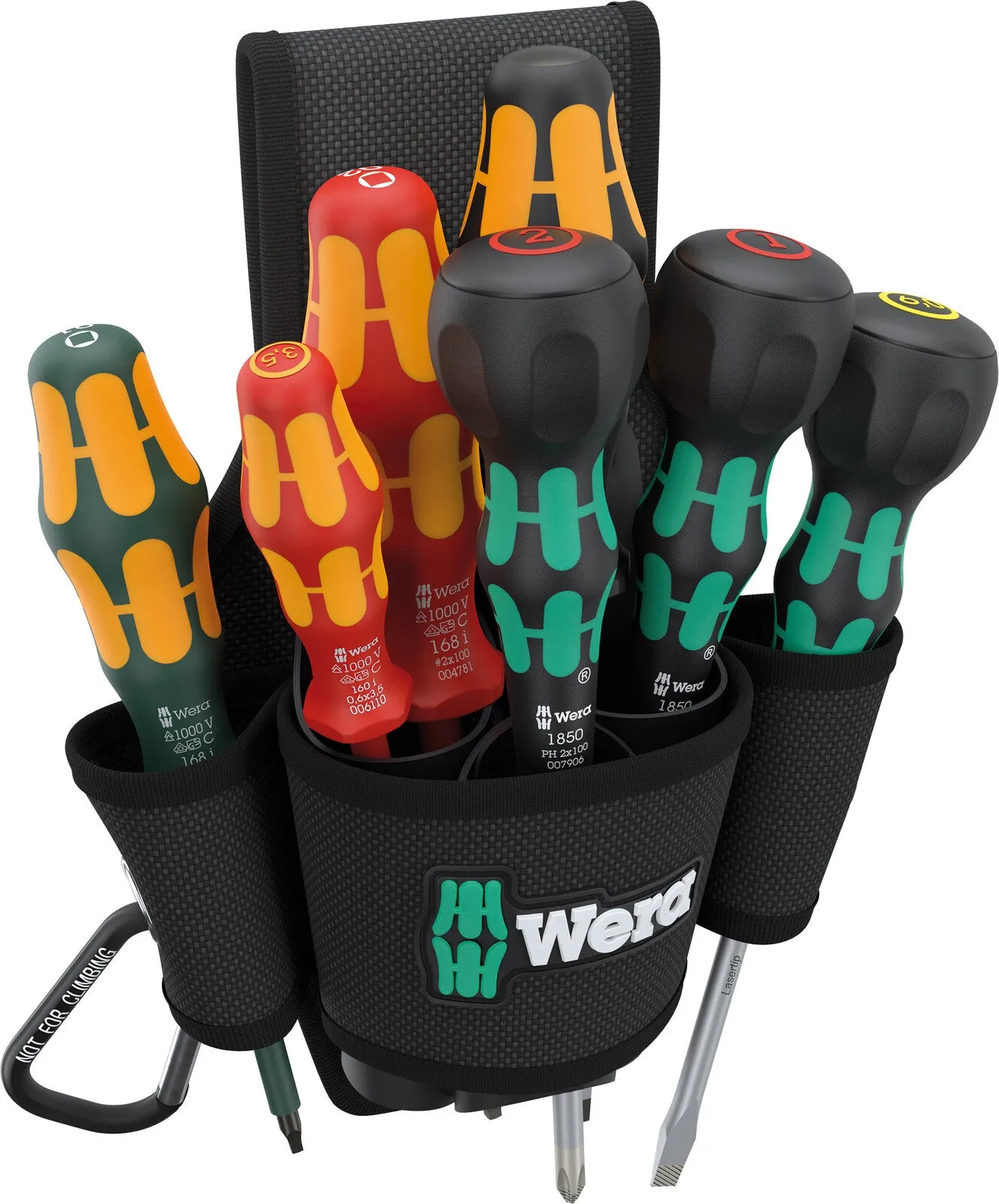 Wera 300306 8pc 9622 Ball-Grip Belt Holster Set 3