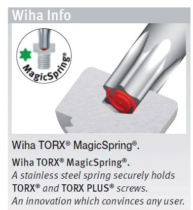 Wiha Precision ESD TORX® MagicSpring® Screwdriver T9 x 50mm