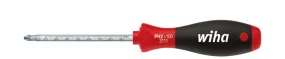 Wiha SoftFinish® Screwdriver Phillips With Round Blade And Lasered Scale   PH2 x 100mm