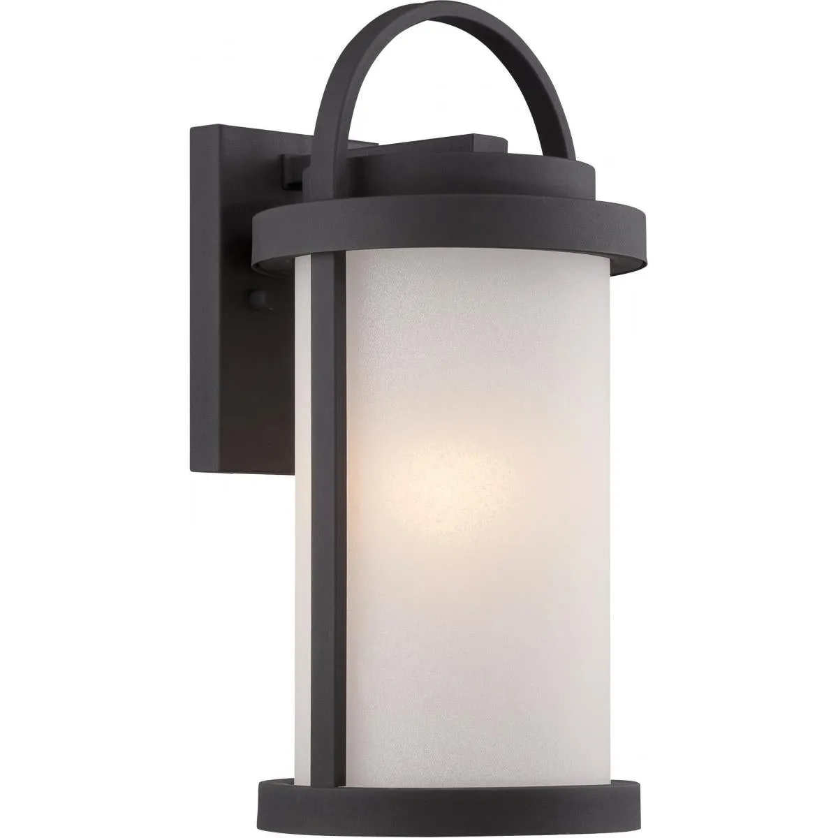 Willis 15 In. LED Outdoor Wall Light Black Finish