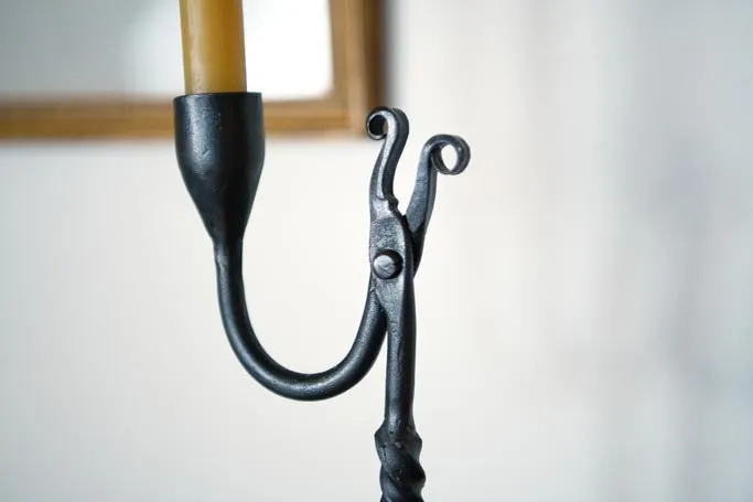 Wrought Iron Candle Holder